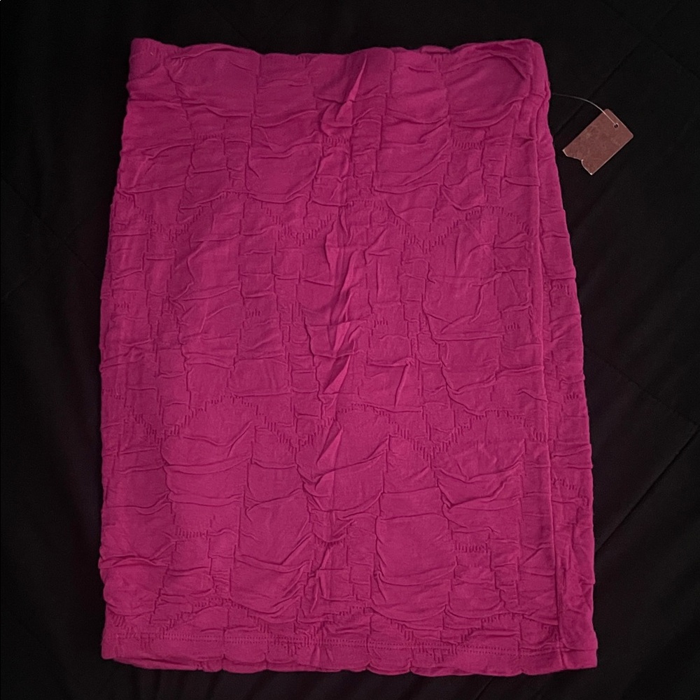 No Boundaries Fuchsia Skirt
